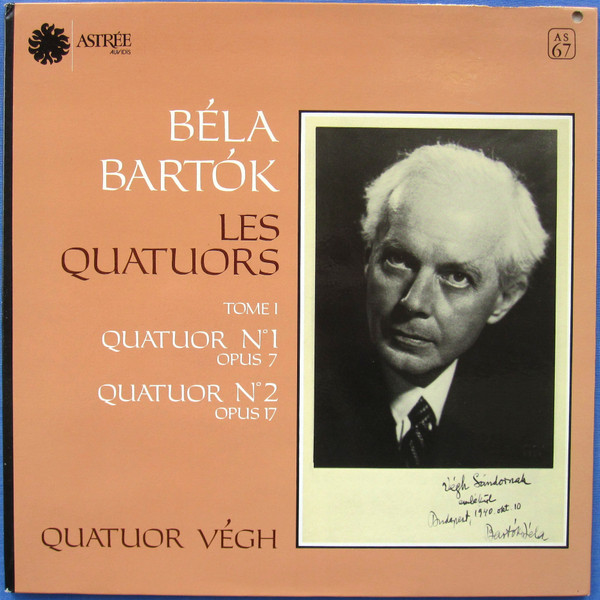 last ned album Download Béla Bartók Quatuor Végh - Les Quatuors Tome I Quatuor N 1 Opus 7 Quatuor N 2 Opus 17 album