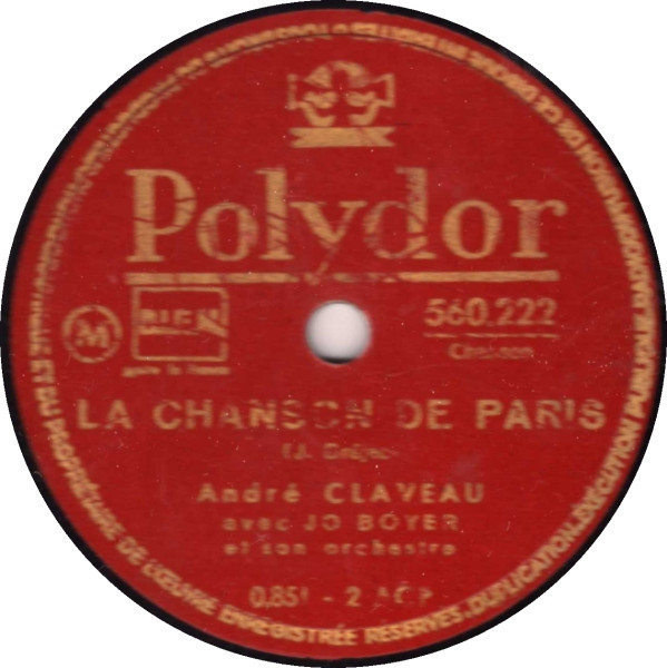 lataa albumi André Claveau Avec Jo Boyer Et Son Orchestre - JAime Autant Mon Bois De Vincennes La Chanson De Paris