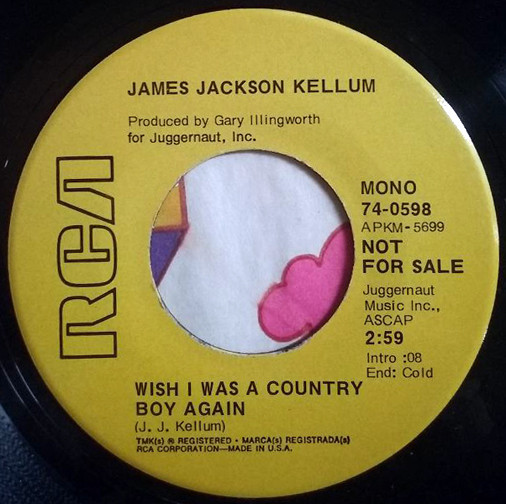 last ned album James Jackson Kellum - You Left Your Door Wide Open To The Sun Wish I Was A Country Boy Again