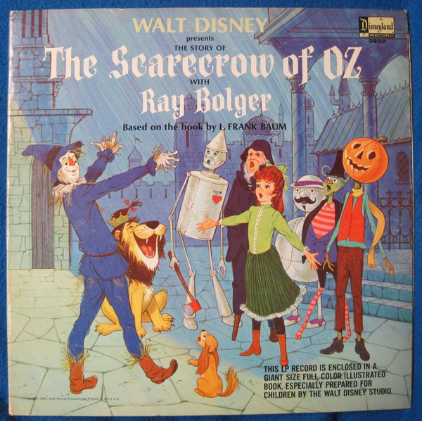 Ray Bolger – Walt Disney Presents The Story Of The Scarecrow Of Oz ...