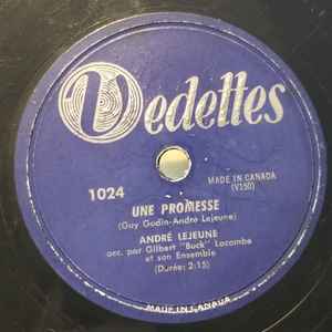 André Lejeune - Une Promesse / Près De Mon Église album cover