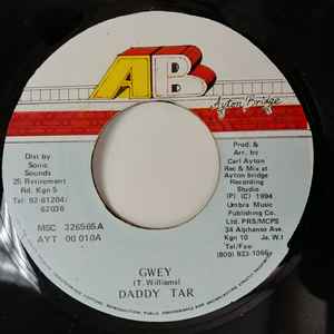 Daddy Tar - Gwey album cover