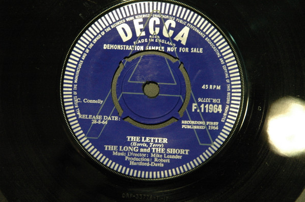 The Long And The Short – The Letter / Love Is A Funny Thing (1964