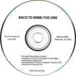 The Orb – Back To Mine (2003, Vinyl) - Discogs