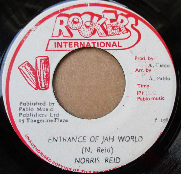 Norris Reid – Entrance Of Jah World (1981, Vinyl) - Discogs