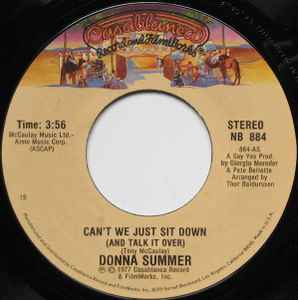 Donna Summer - Can't We Just Sit Down (And Talk It Over) / I Feel Love album cover