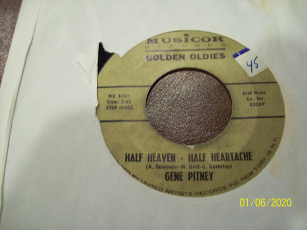 last ned album Download Gene Pitney - The Man Who Shot LIBERTY VALENCE Half Heaven Half Heartache album