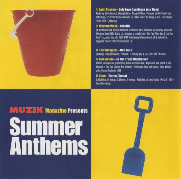 ladda ner album Various - Muzik Presents Summer Anthems