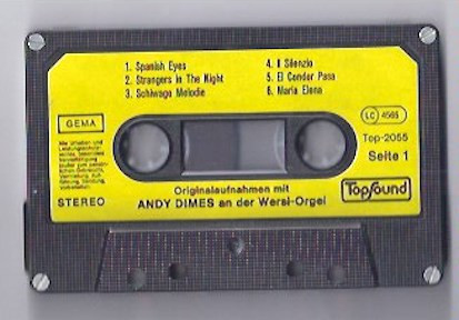 descargar álbum Andy Dimes - Originalaufnahmen Mit Andy Dimes An Der Wersi Orgel