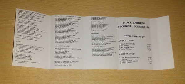 last ned album Black Sabbath - Tecnical Ecstasy 76