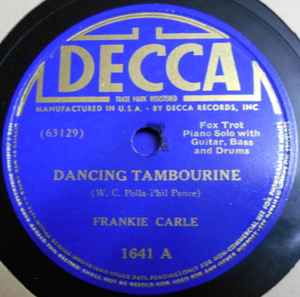 Frankie Carle - Dancing Tambourine / Flapperette album cover