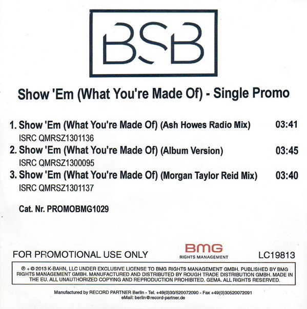 descargar álbum Backstreet Boys - Show Em What Youre Made Of