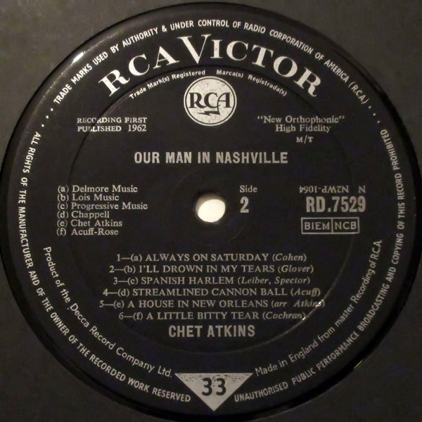 ladda ner album Chet Atkins - Our Man In Nashville