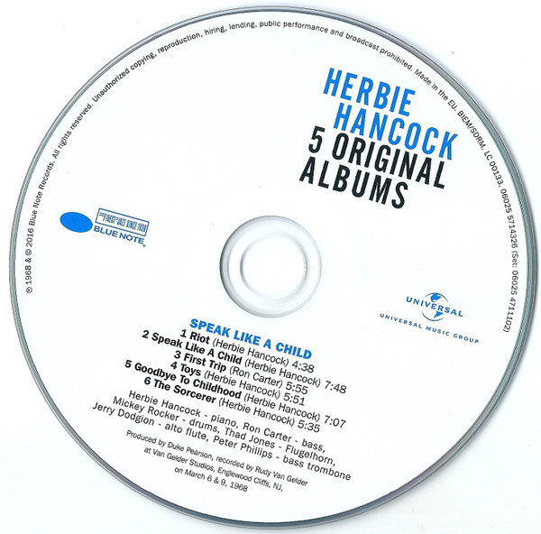last ned album Herbie Hancock - 5 Original Albums
