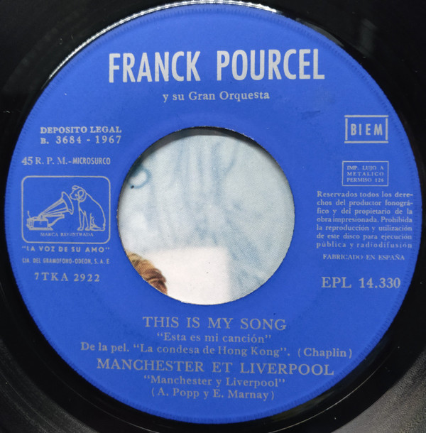 last ned album Franck Pourcel Y Su Gran Orquesta - This Is My Song