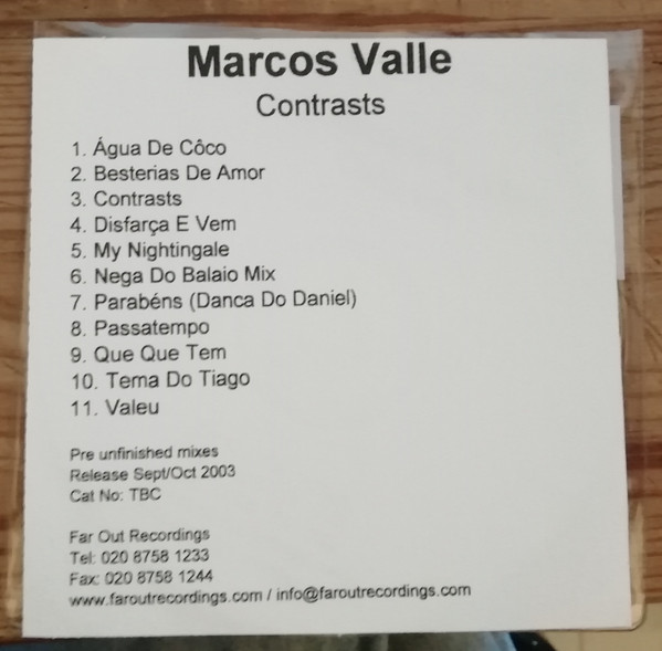 Marcos Valle - Contrasts | Releases | Discogs