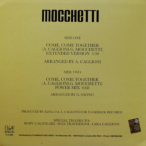 ladda ner album Mocchetti - Come Come Together