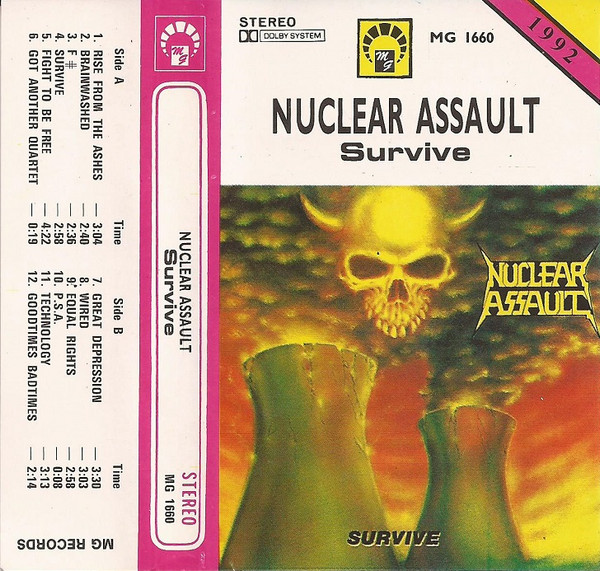 Nuclear Assault – Survive (1992, Cassette) - Discogs