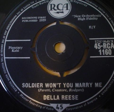 lataa albumi Della Reese - Not One Minute More Soldier Wont You Marry Me