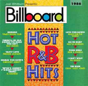 Various - Billboard Hot R&B Hits, 1986