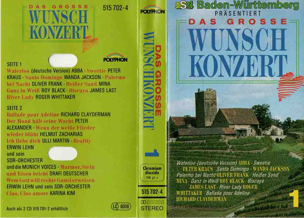 Album herunterladen Various - Das Grosse Wunschkonzert 1 S4 Baden Württemberg Präsentiert