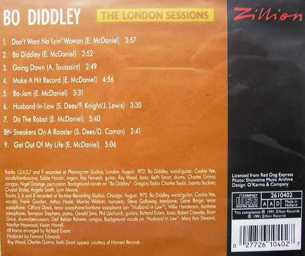 télécharger l'album Bo Diddley - The London Sessions