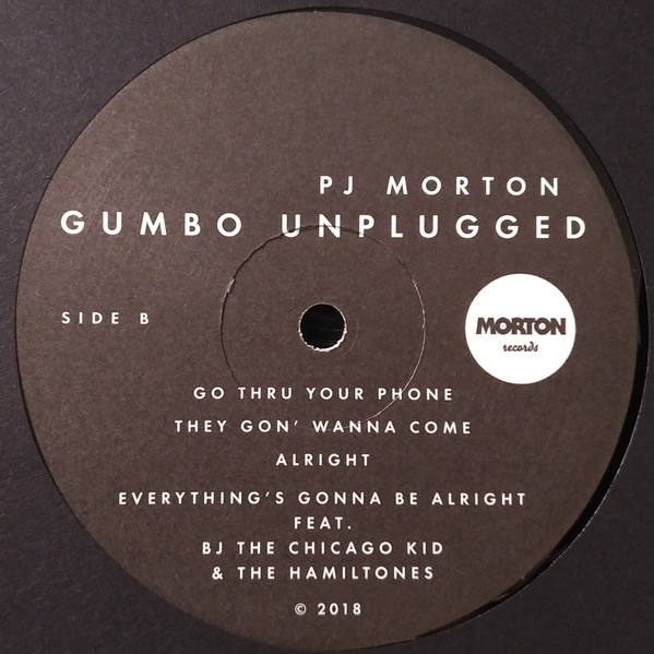 PJ Morton – Gumbo Unplugged アナログレコードLP - レコード