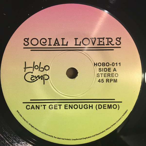 Social Lovers – Can't Get Enough / Debra (2018, Vinyl) - Discogs
