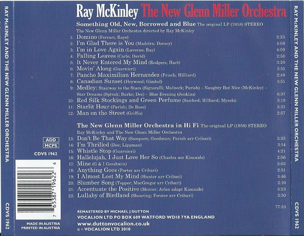 télécharger l'album Ray McKinley, The New Glenn Miller Orchestra - Something Old New Borrowed And Blue The New Glenn Miller Orchestra In Hi Fi