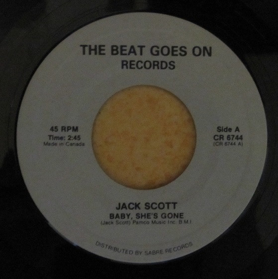 Jack Scott – Baby, She's Gone (Vinyl) - Discogs