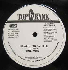 Candy Man - Black Or White / Yu Dis album cover