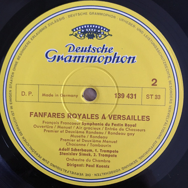 descargar álbum Charpentier, Delalande, Francœur, Lully, Philidor, Orchestre De Chambre, Paul Kuentz - Royal Fanfares At Versailles