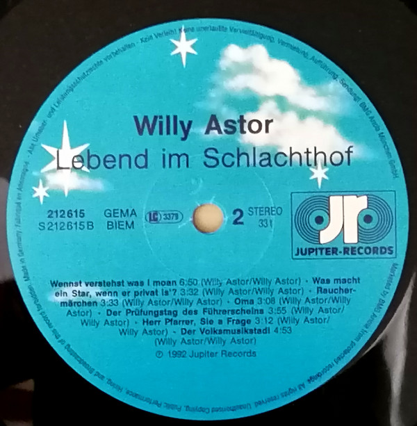 télécharger l'album Willy Astor - Lebend Im Schlachthof