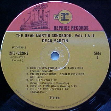 télécharger l'album Dean Martin - The Dean Martin Songbook Volumes 12
