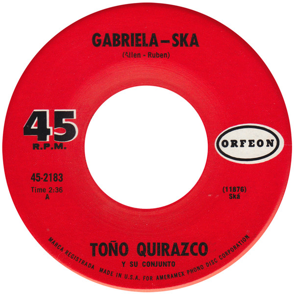 descargar álbum Toño Quirazco Y Su Conjunto - Gabriela Ska