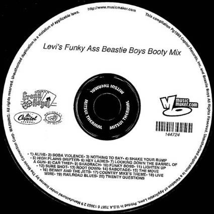 descargar álbum Beastie Boys - Beastie Boys Anthology Levis Funky Ass Beastie Boys Booty Mix