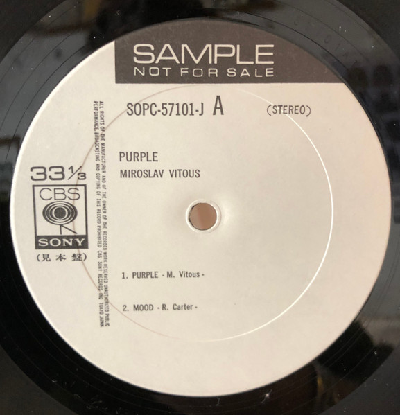 Miroslav Vitous – Purple (1970, Vinyl) - Discogs