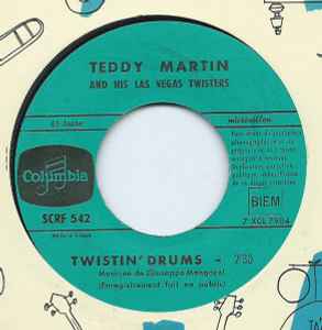 Teddy Martin And His Las Vegas Twisters - The Bonnie Twist O' Scotland / Twistin' Drums album cover