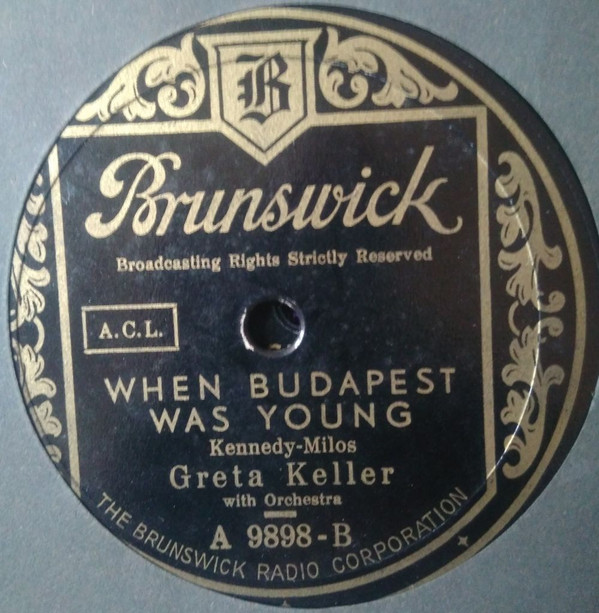 baixar álbum Greta Keller - I Wished On The Moon When Budapest Was Young