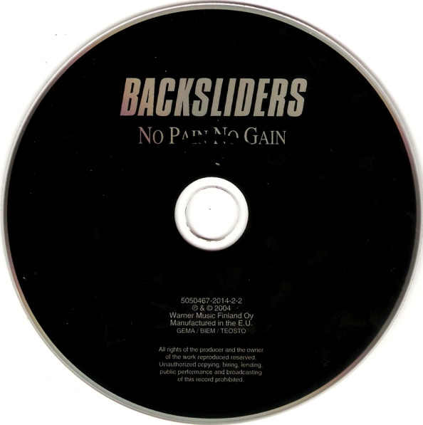 ladda ner album Backsliders - No Pain No Gain