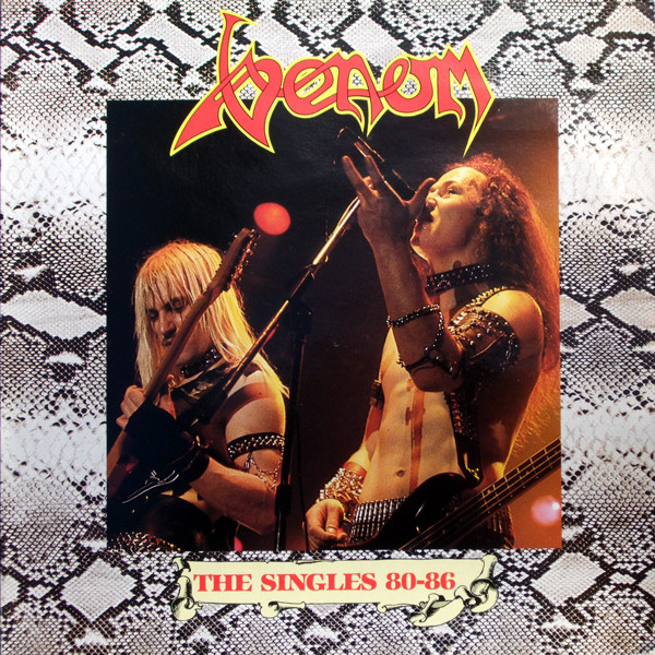 Обложка конверта виниловой пластинки Venom (8) - The Singles 80-86