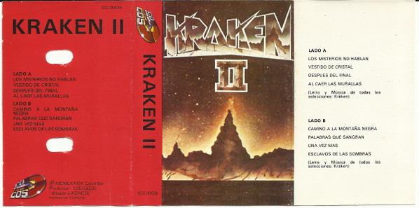 Kraken – Kraken II (1989, Cassette) - Discogs