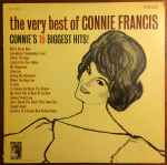 Cover of The Very Best Of Connie Francis (Connie's 15 Biggest Hits), 1963, Vinyl