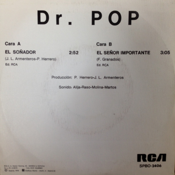 last ned album Dr Pop - El Soñador El Señor Importante