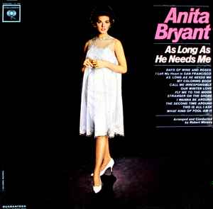 Anita Bryant - As Long As He Needs Me Album-Cover