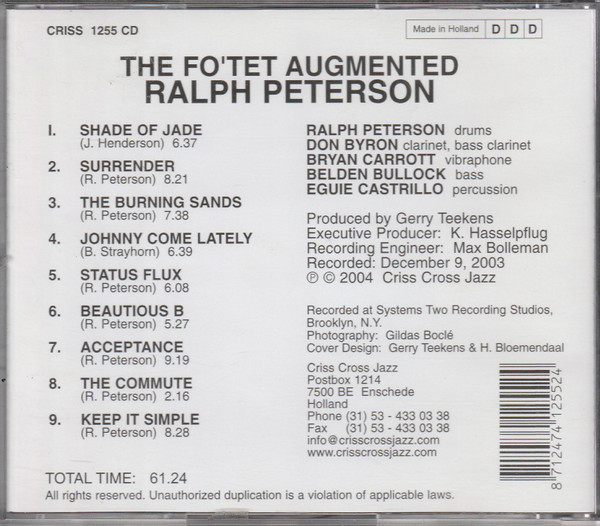 télécharger l'album Ralph Peterson - The Fotet Augmented