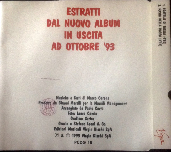 Album herunterladen Marco Carena - Fratelli Di Taglia