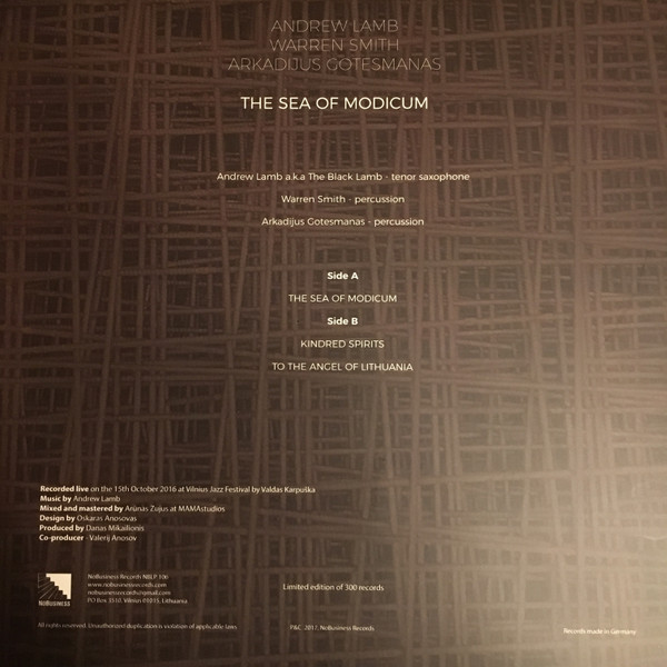 baixar álbum Andrew Lamb , Warren Smith, Arkadijus Gotesmanas - The Sea Of Modicum