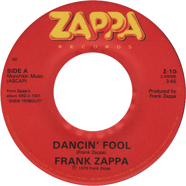 Frank Zappa - Dancin' Fool (Visualizer) 