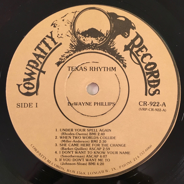 télécharger l'album DeWayne Phillips - Texas Rhythm